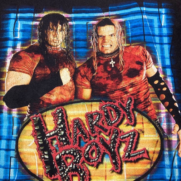 WWE Other - Vintage wwf shirt hardy boyz medium